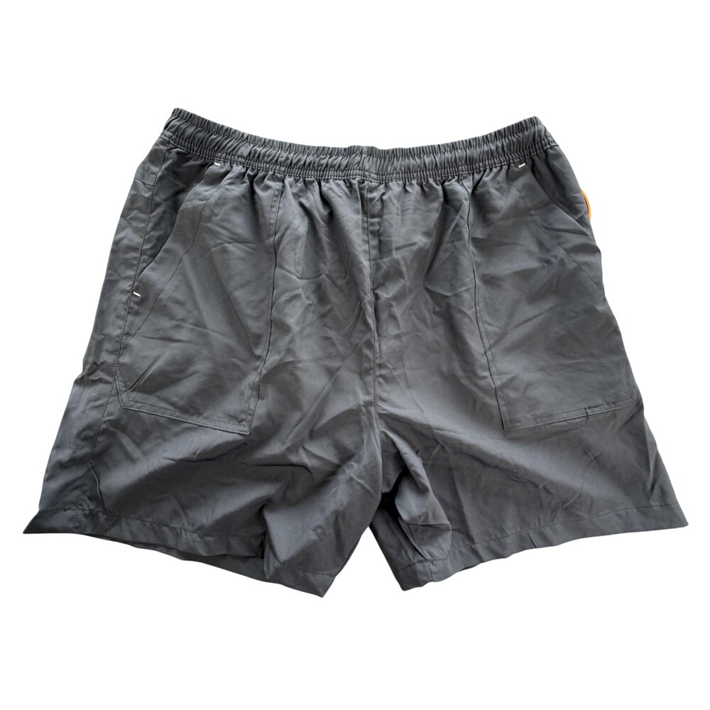 NBN Gear Tech Wear Cargo Shorts Mens 2XL Gray Stretch 5 Inseam Drawstring Casual